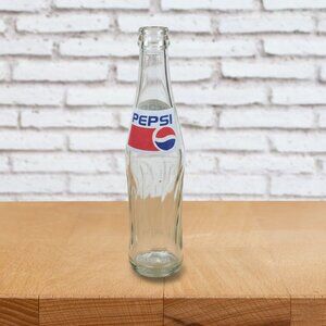 Pepsi 1960's Vintage Soda Pop Glass Bottle